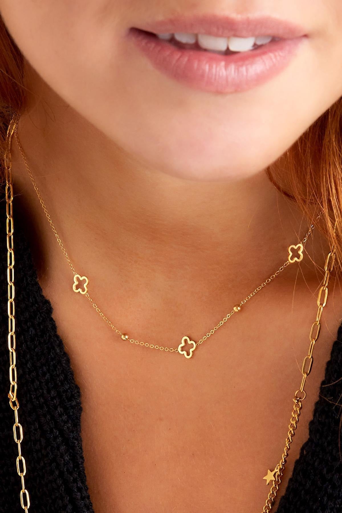 Open Clover Necklace