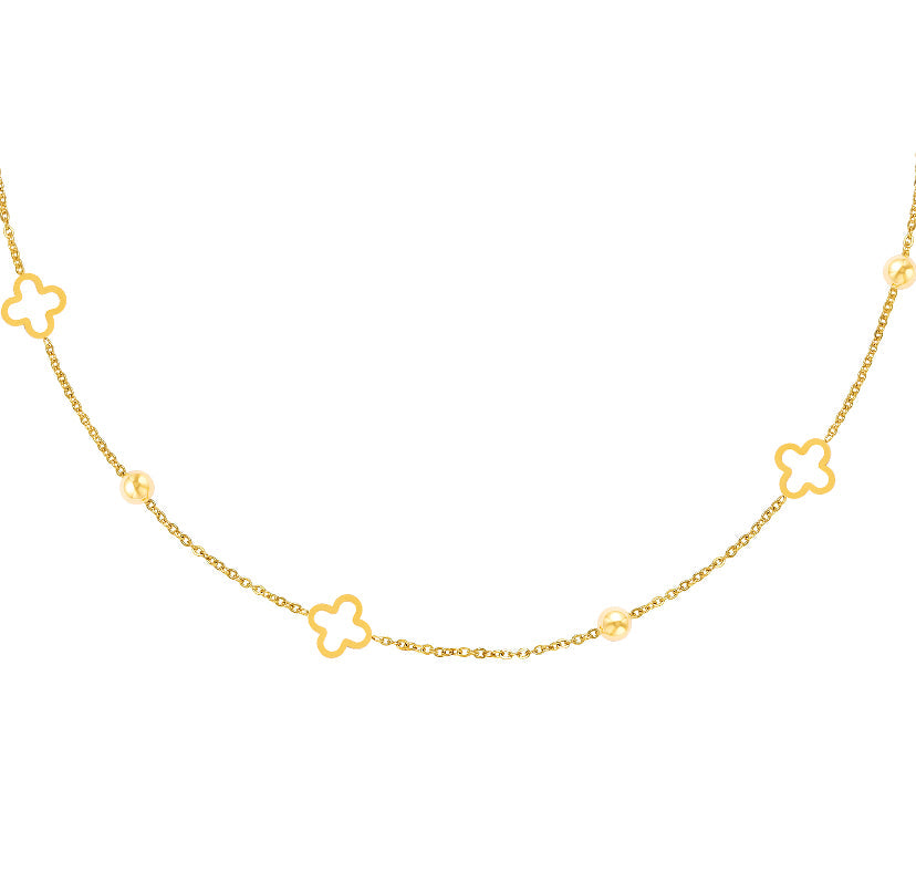 Open Clover Necklace