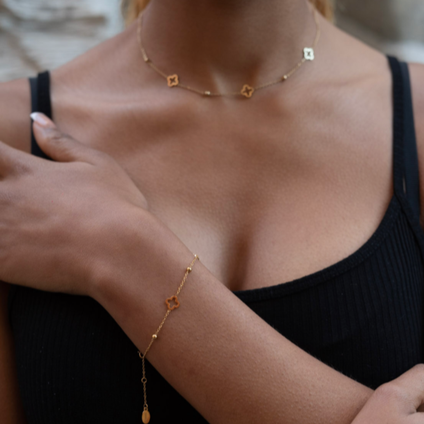 Open Clover Necklace