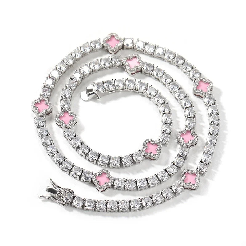 Sparkle Clover Tennis Bracelet