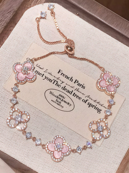 Sparkle Clover Bracelet