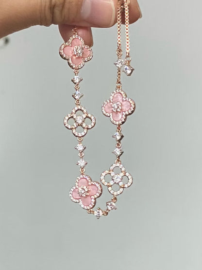 Sparkle Clover Bracelet