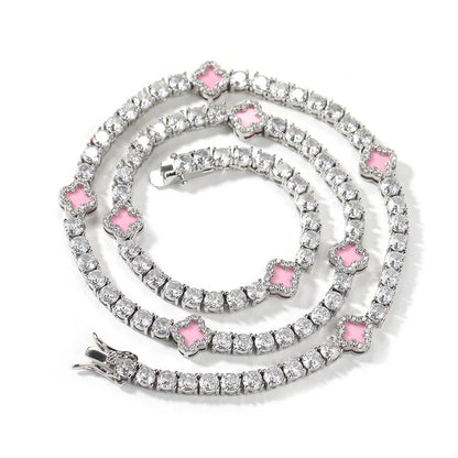 Sparkle Clover Tennis Bracelet