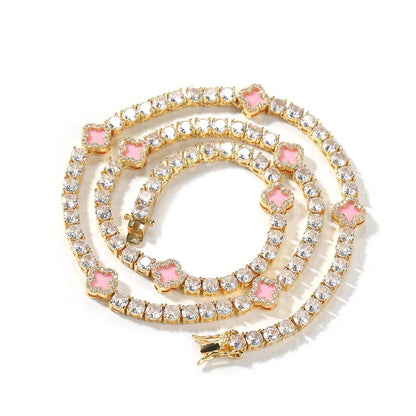 Sparkle Clover Tennis Bracelet