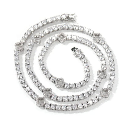 Sparkle Clover Tennis Bracelet