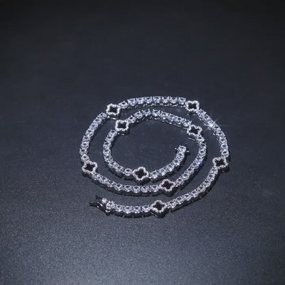 Sparkle Clover Tennis Bracelet